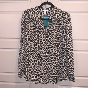 H&M Leopard Blouse!